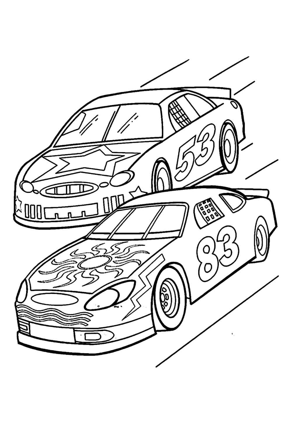 Desenho de Carros para colorir