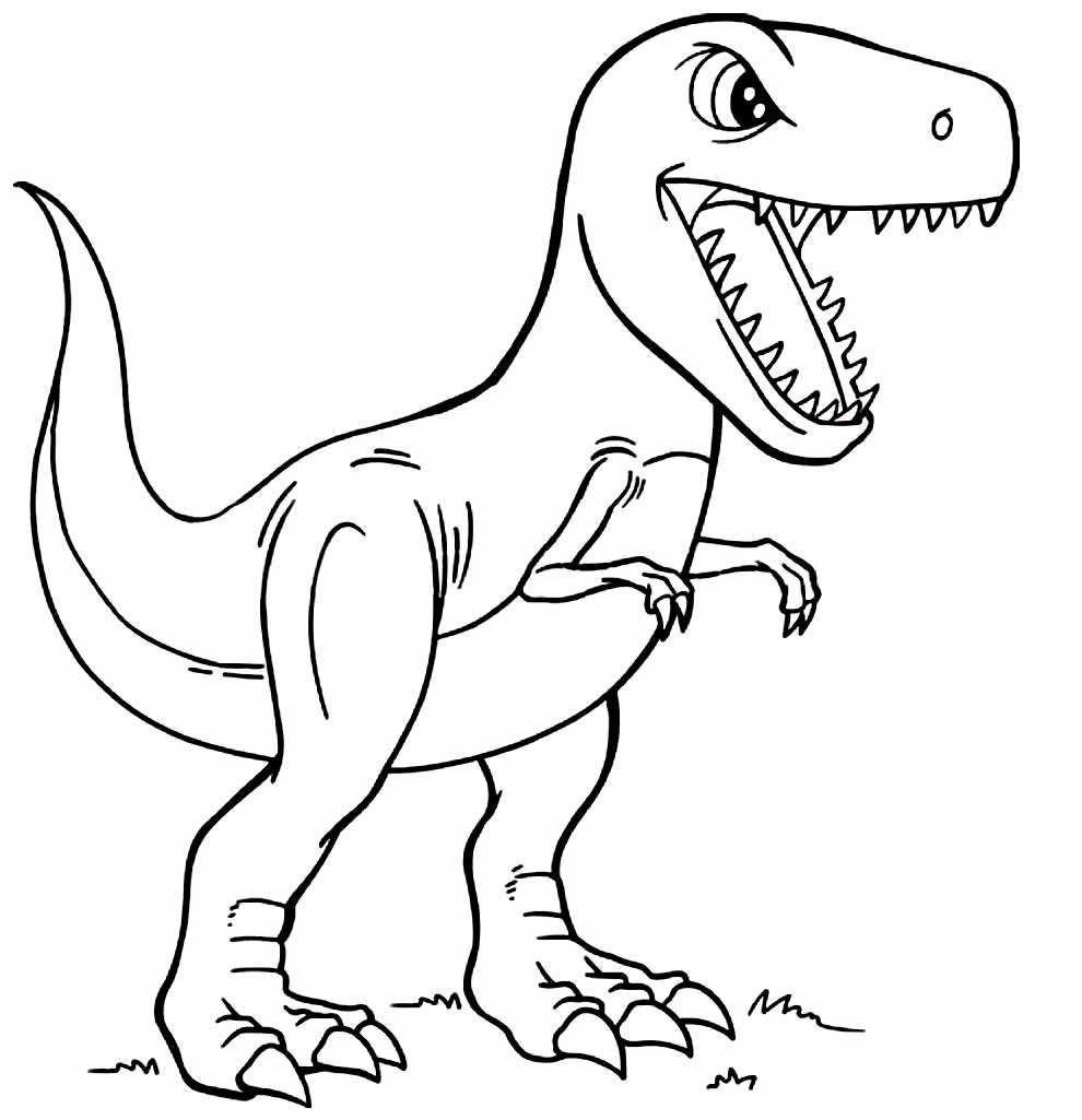 Desenhos do Dinossauro para colorir