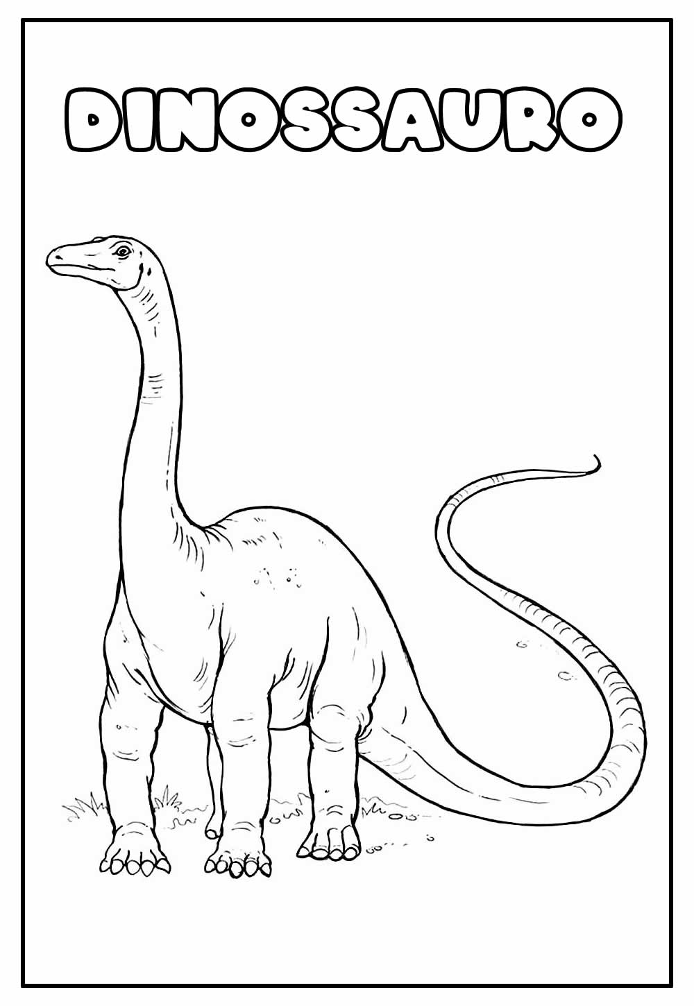 Desenho de Dinossauro glutão para Colorir - Colorir.com