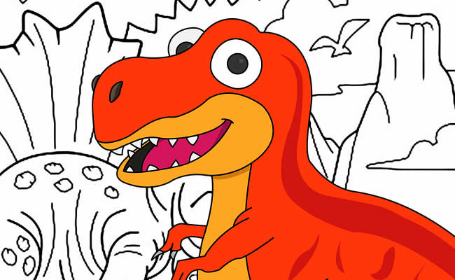 Desenho Para Colorir luta entre t-rex e estegossauro - Imagens Grátis Para  Imprimir - img 31138