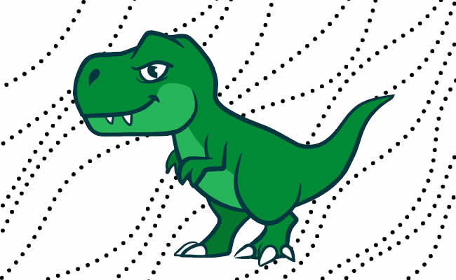 ▷ Desenhos de Dinossauros para colorir