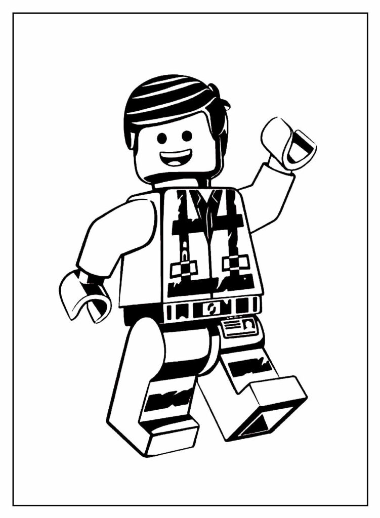 Desenhos para pintar Lego