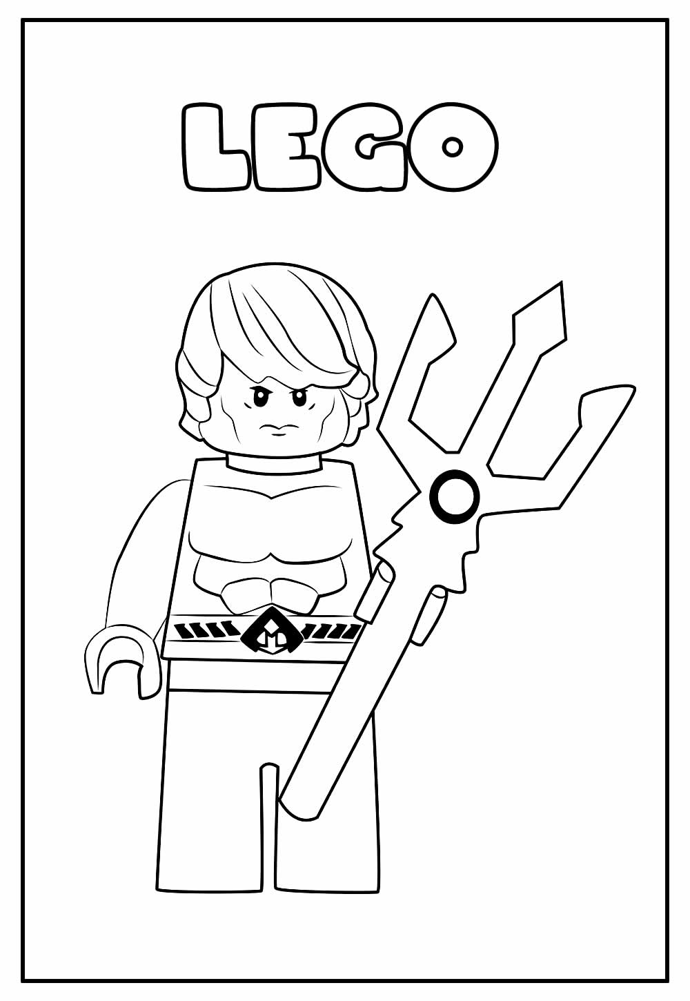 Desenho e Imagem Lego Fácil para Colorir e Imprimir Grátis para Adultos e  Crianças (Meninas e Meninos) 