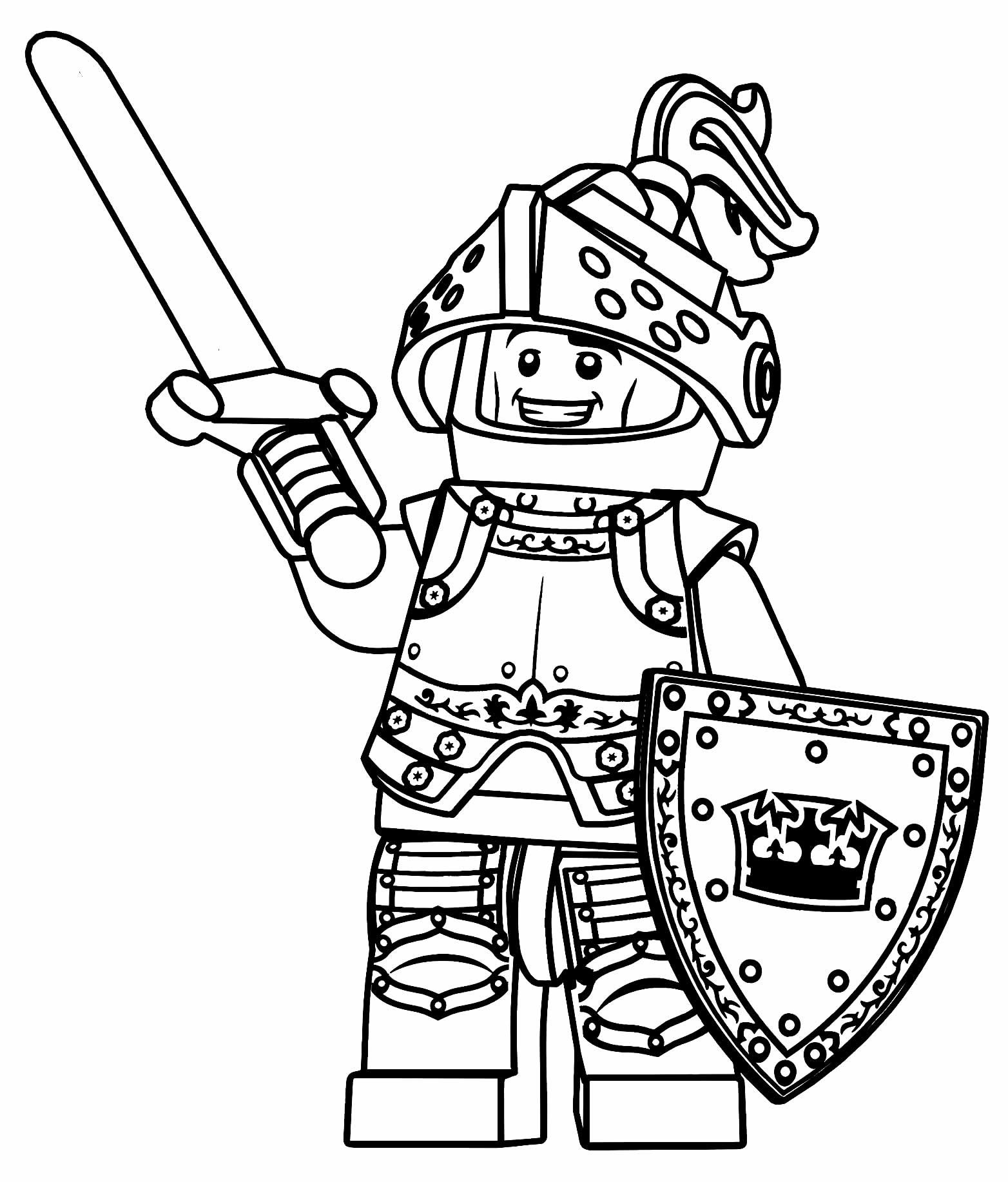 Desenhos de Lego para colorir - Bora Colorir