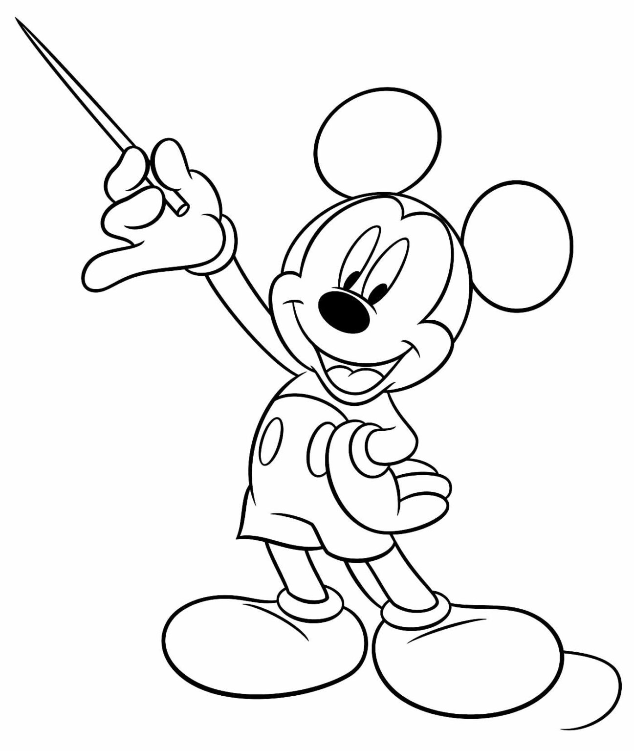 Desenhos do Mickey para colorir - Bora Colorir