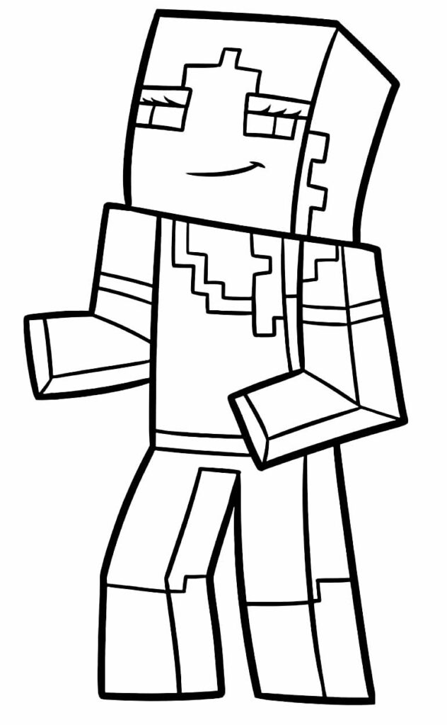 Desenhos para colorir de Minecraft