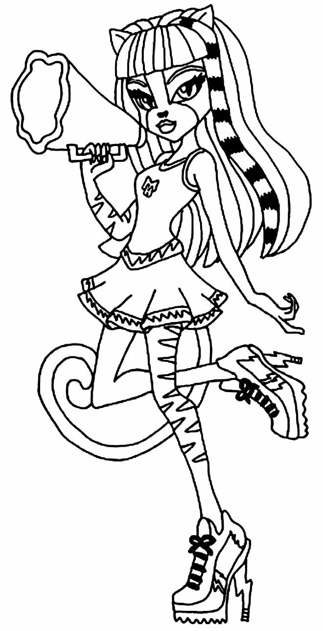 Desenhos de Monster High para colorir - Bora Colorir