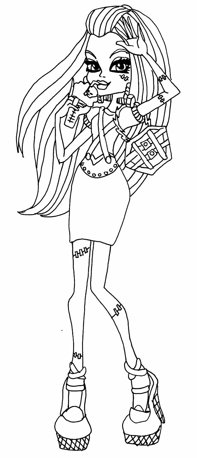 Desenhos de Monster High para colorir - Bora Colorir