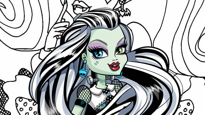Desenhos de Monster High para colorir