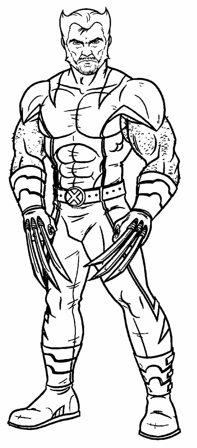 Desenhos dos X-Men para colorir - Bora Colorir