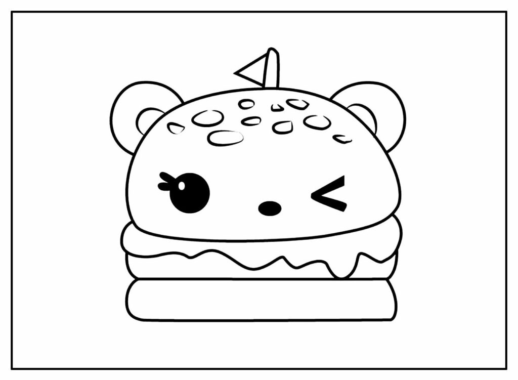 Desenhos Kawaii para colorir - Bora Colorir