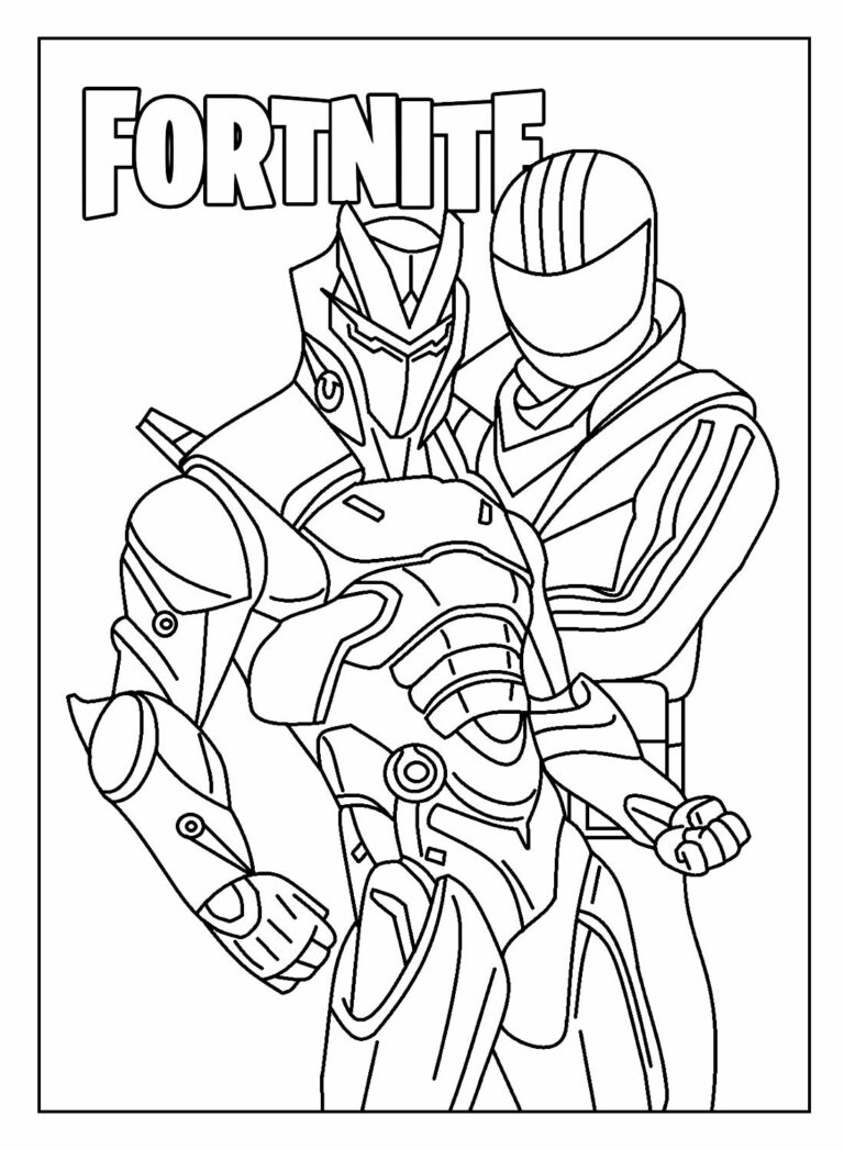 Desenhos de Fortnite para colorir - Bora Colorir