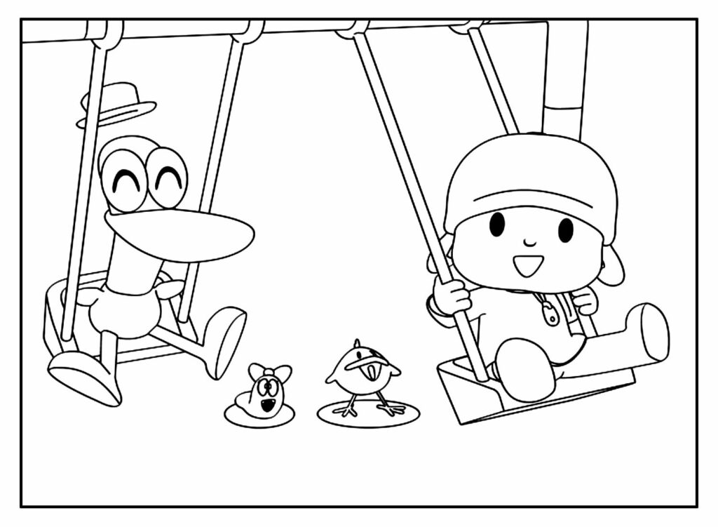 Desenhos Para Colorir Pocoyo - 567x794 PNG Download - PNGkit