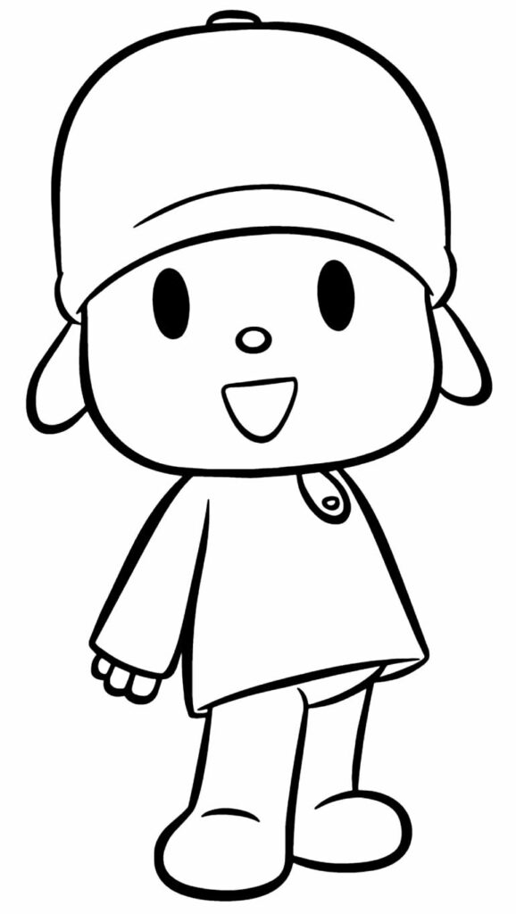 Imagens para Colorir Pocoyo 8