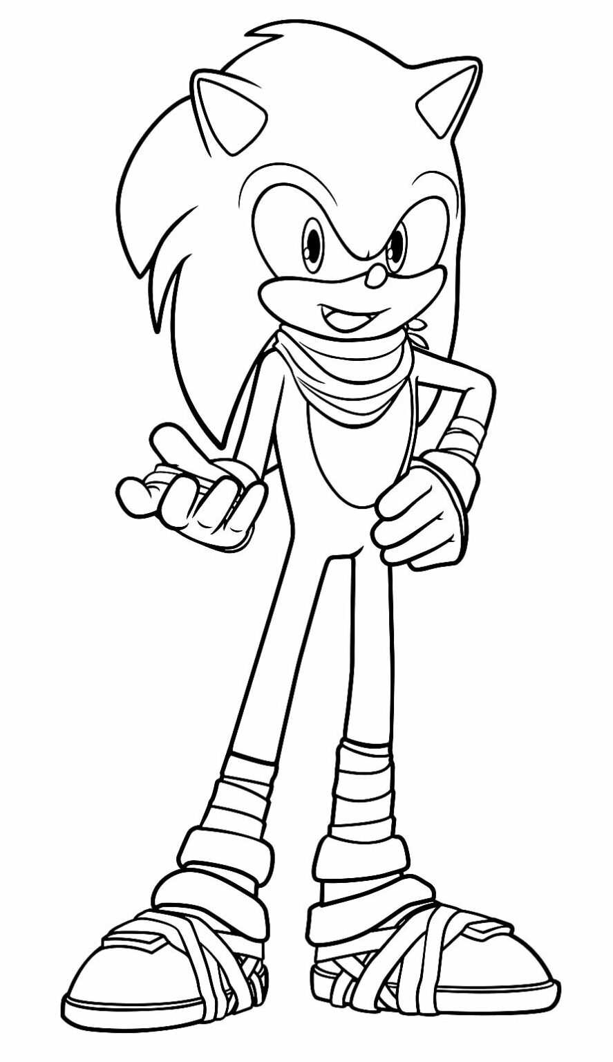 Desenhos do Sonic para colorir - Bora Colorir