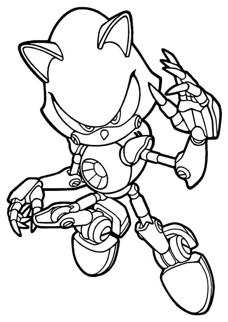 Desenhos para pintar de Sonic