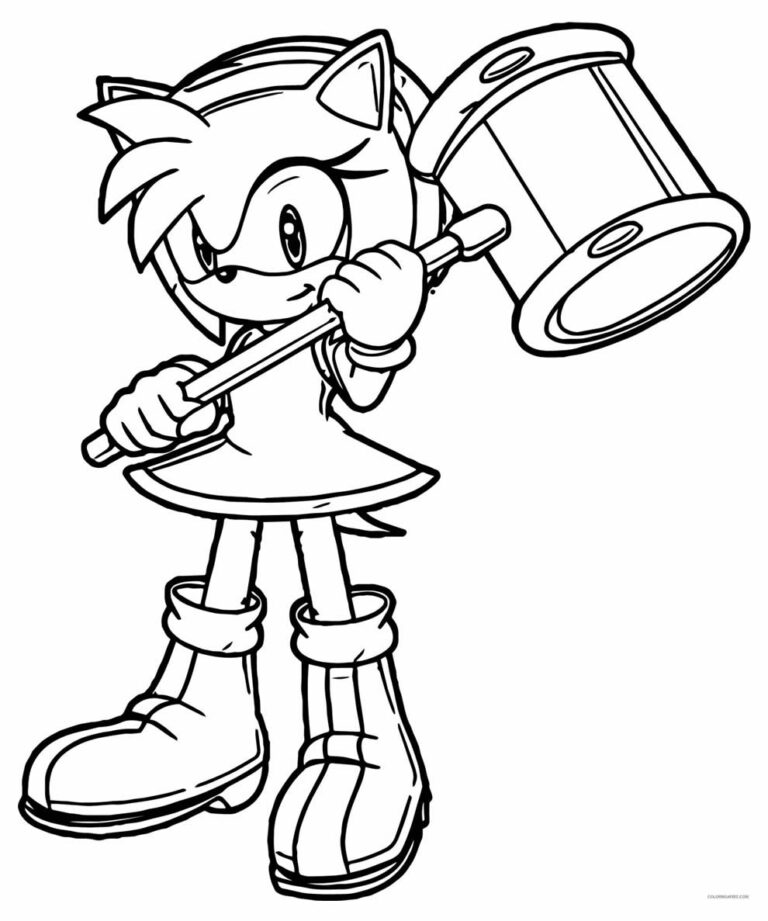 Desenhos do Sonic para colorir - Bora Colorir