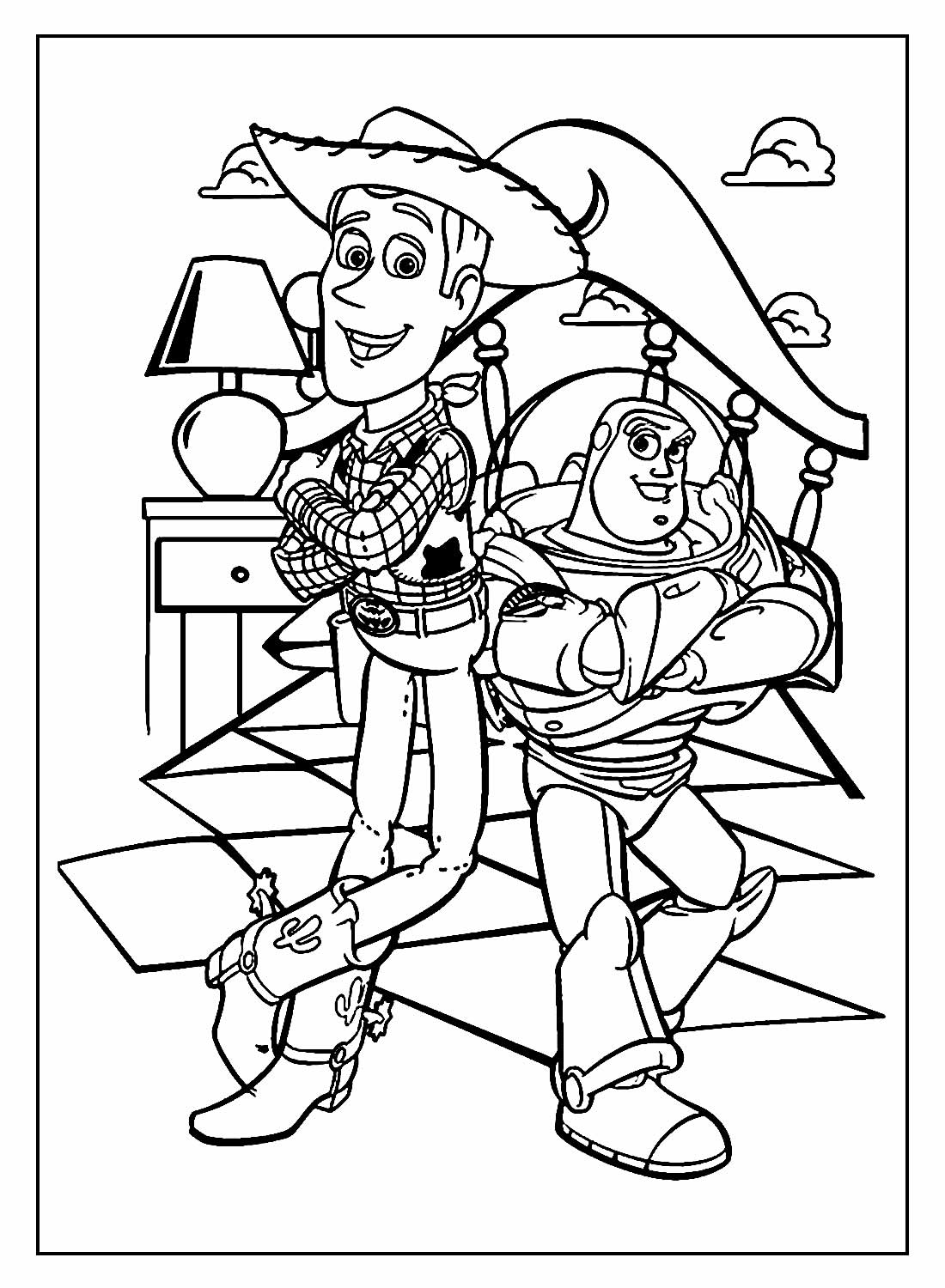 Desenhos de Toy Story para colorir - Bora Colorir
