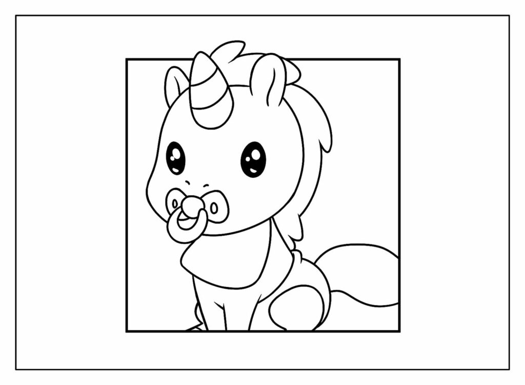 Desenhos para Colorir do Unicórnio Para Colorir