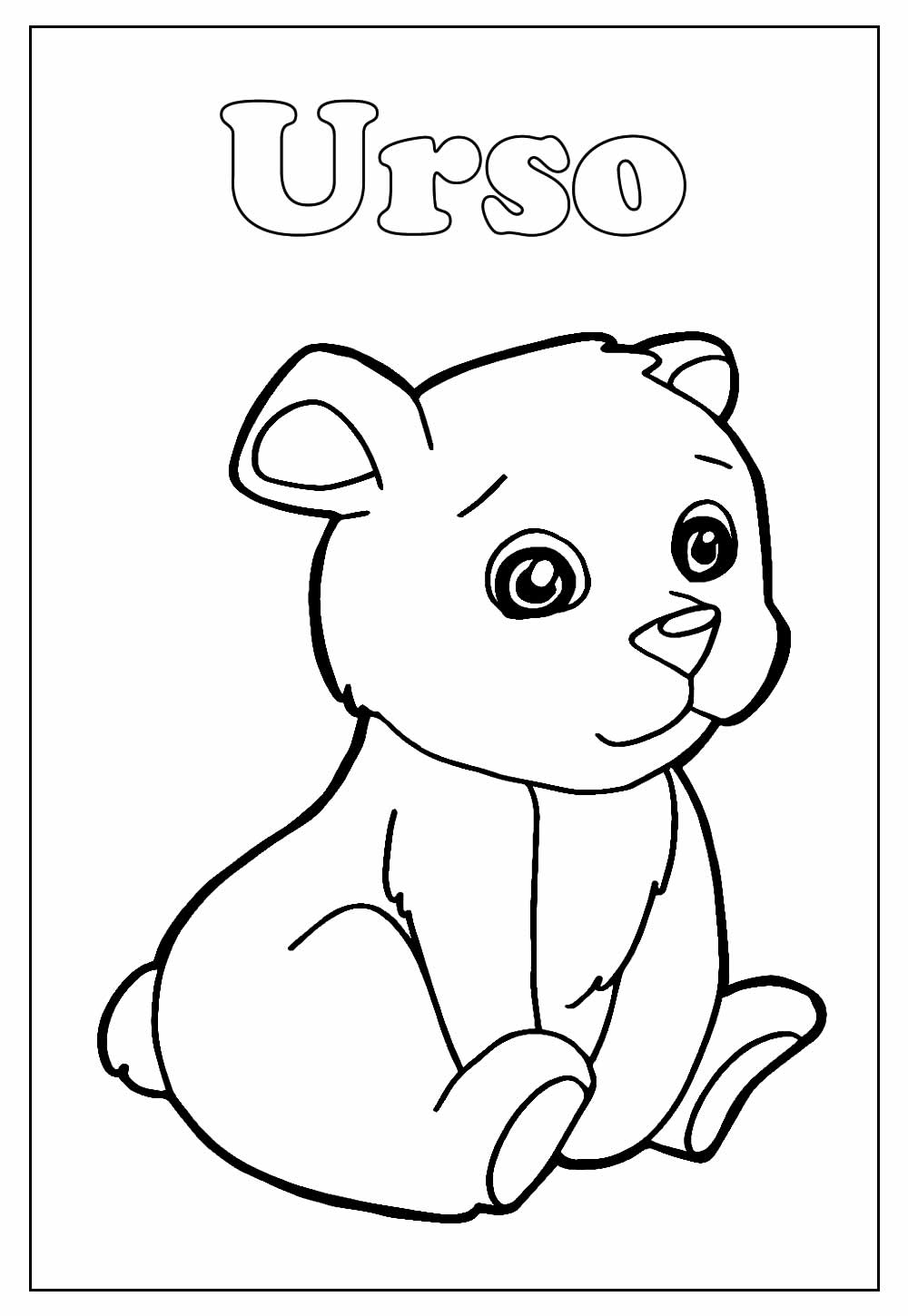 Desenho De Urso Kawaii Para Colorir Imprimir Esboço Vetor PNG , Desenho De  Urso, Desenho Kawaii, Desenho De Asa Imagem PNG e Vetor Para Download  Gratuito