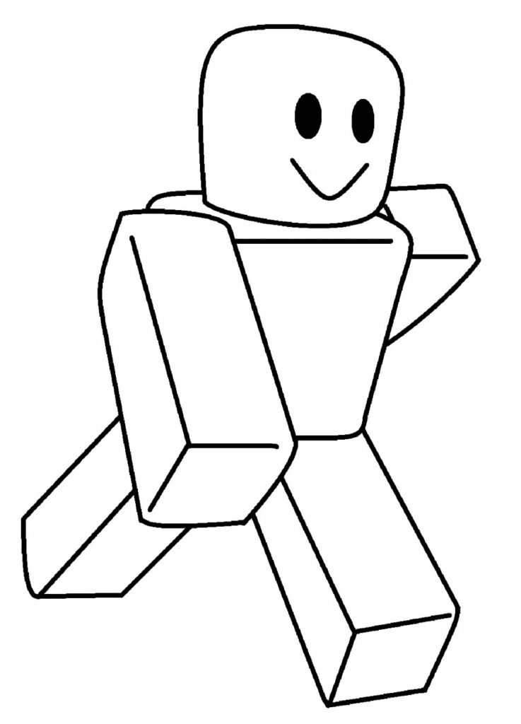 Desenhos de Roblox para colorir - Bora Colorir