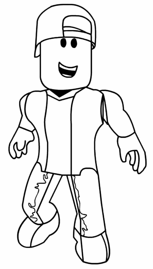 Apostila com desenhos para colorir Roblox/ pintar infantil