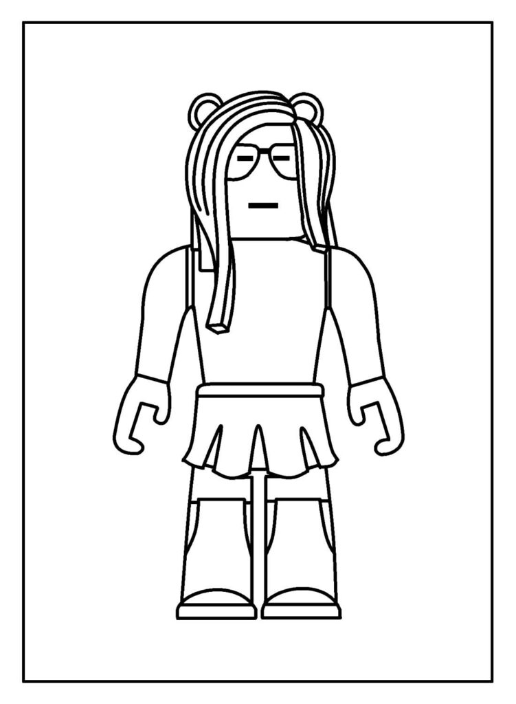 Desenhos de Roblox para colorir - Bora Colorir