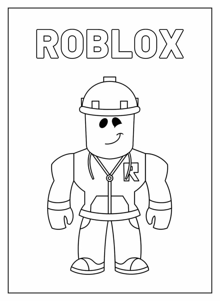 de 40] Desenhos do Roblox para colorir - Imprimir Grátis