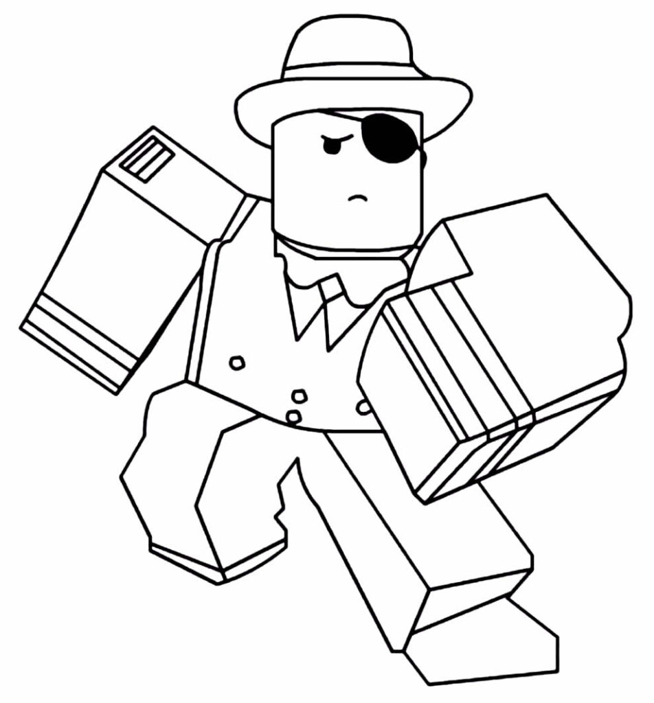 Roblox MiniToon ❤ desenho para desenhar e colorir 😍 desenhando