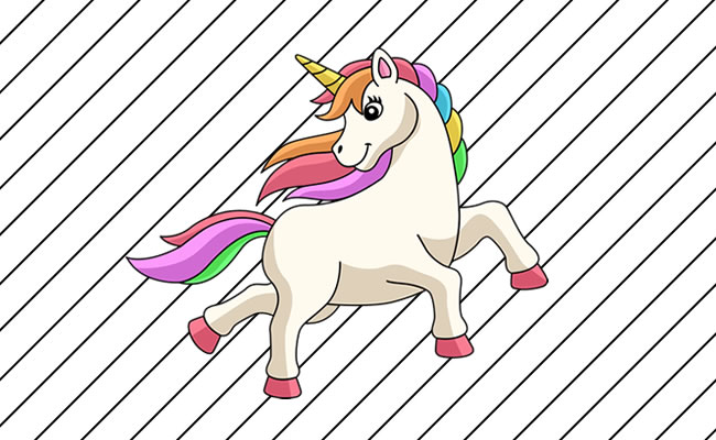 Folhas para Colorir Unicornio Blink 16 desenhos 200x275mm