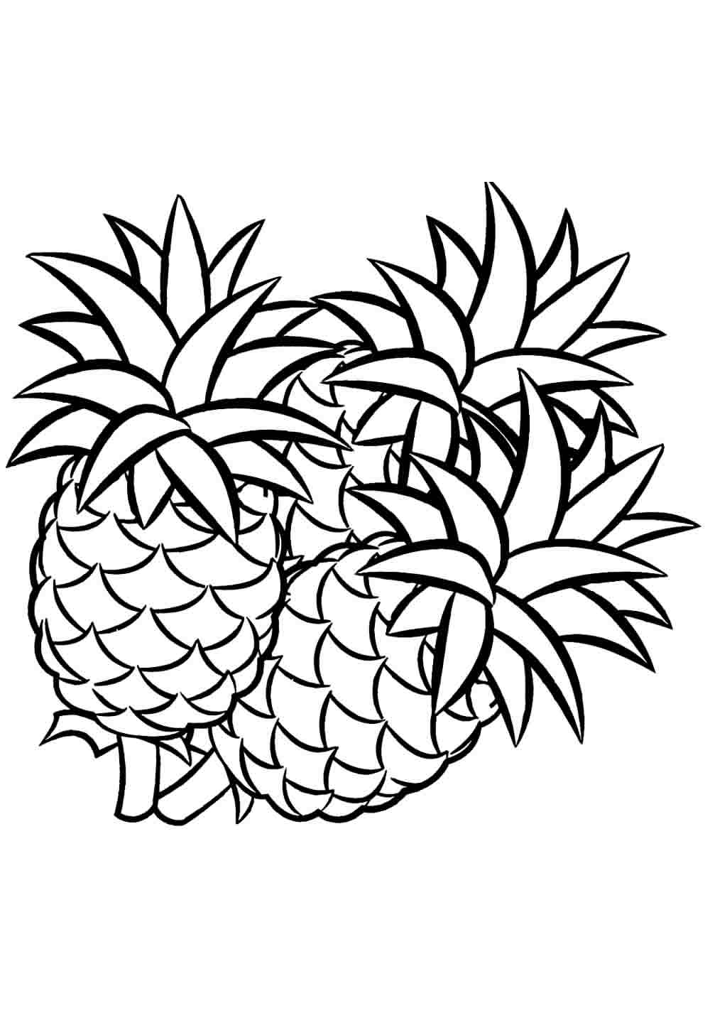 Desenho de Abacaxi