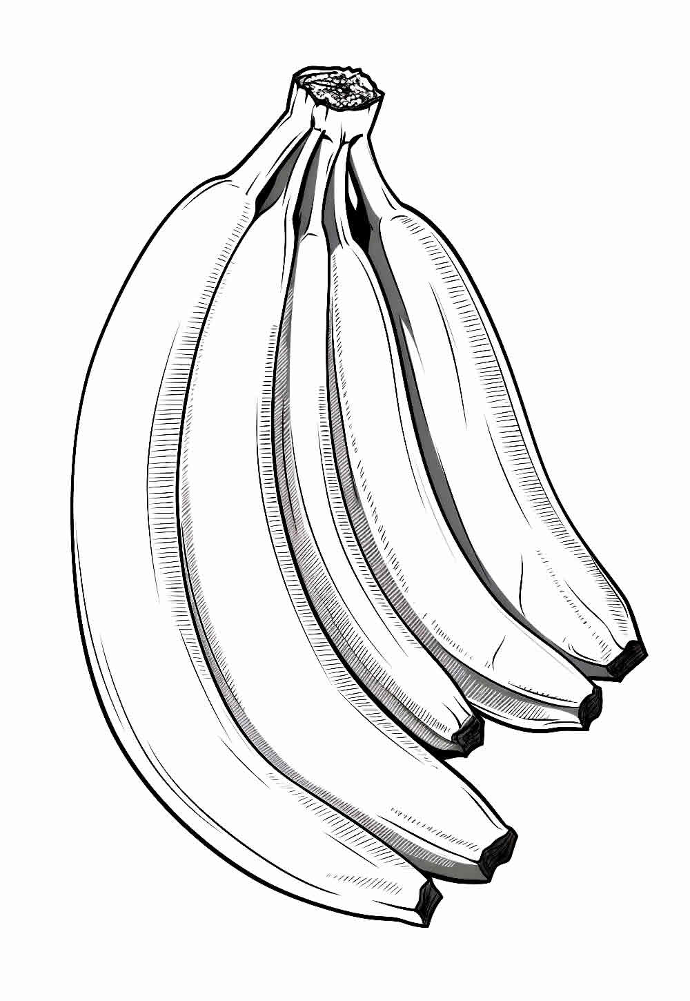 Colorir desenho de Banana