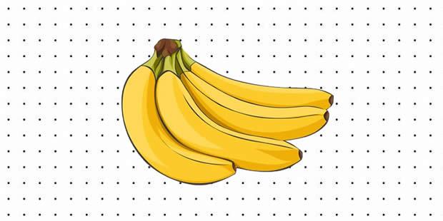 Desenhos de Banana para imprimir