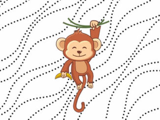Desenhos de Macaco para pintar
