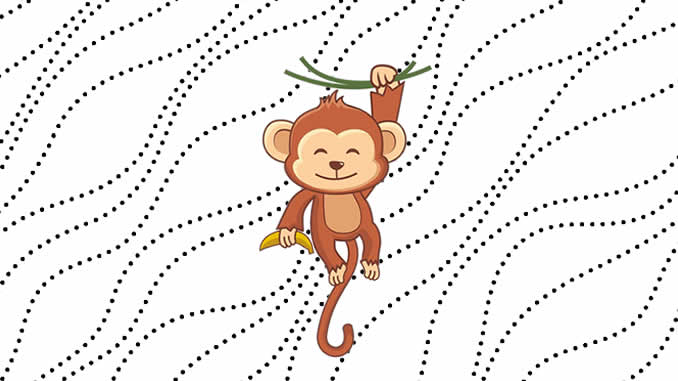 Desenhos de Macaco para pintar