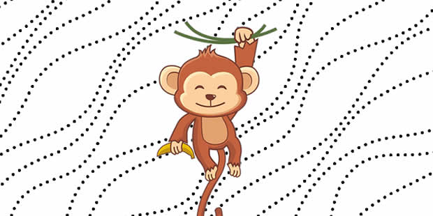 Desenhos de Macaco para imprimir