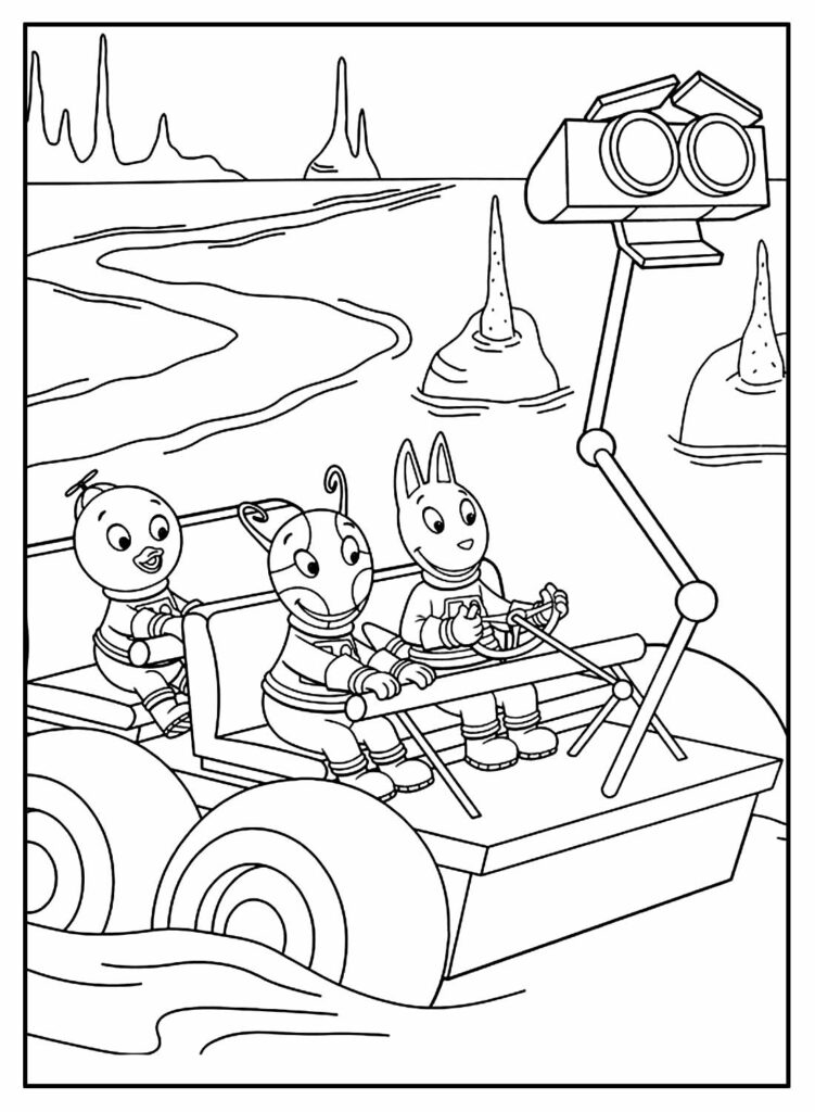 Backyardigans para pintar