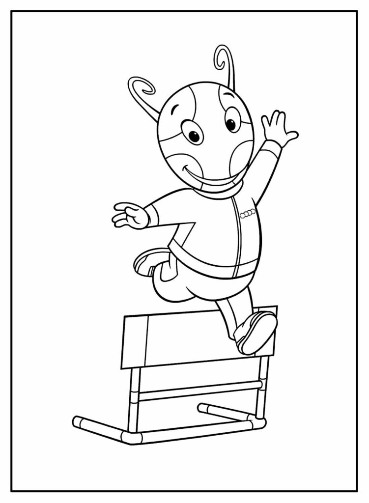 Backyardigans para colorir e pintar