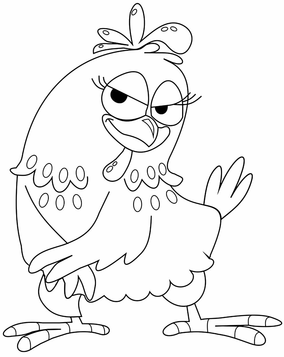 Desenhos da Galinha Pintadinha para colorir - Bora Colorir