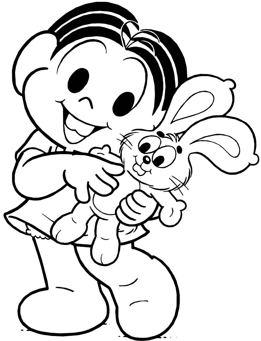 Desenhos da Mônica para colorir - Bora Colorir