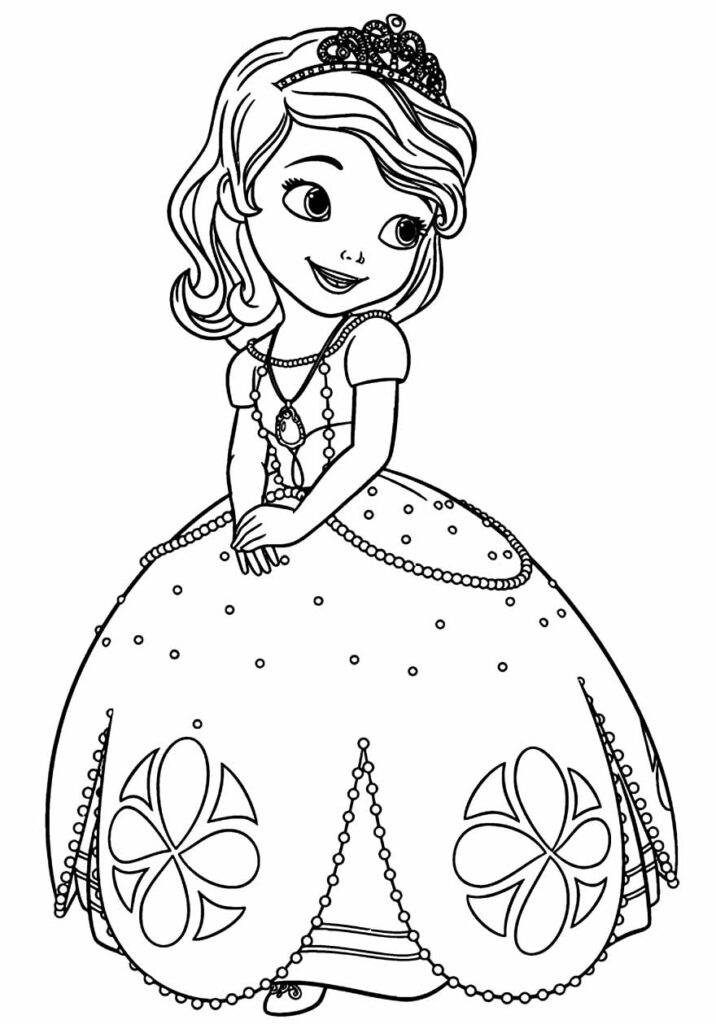 Livrinho para Colorir Princesa Sofia Pagina-1 - Fazendo a Nossa Festa   Princesa sofia para colorir, Princesa sofia, Desenho da princesa sofia