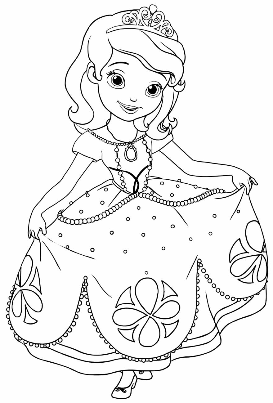 Desenhos Para Colorir Da Princesa Sofia Bora Colorir