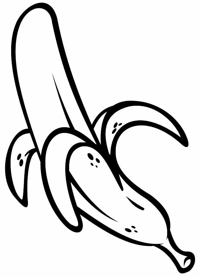 Desenho Banana para colorir