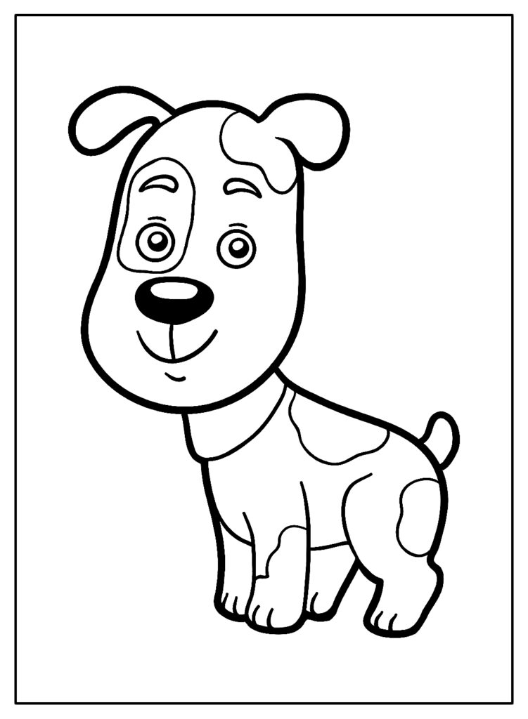 cachorro para colorir para crianças 5073754 Vetor no Vecteezy