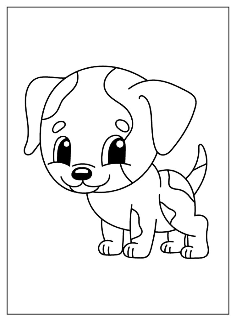 Desenho Para Colorir cachorro - Imagens Grátis Para Imprimir - img 17537