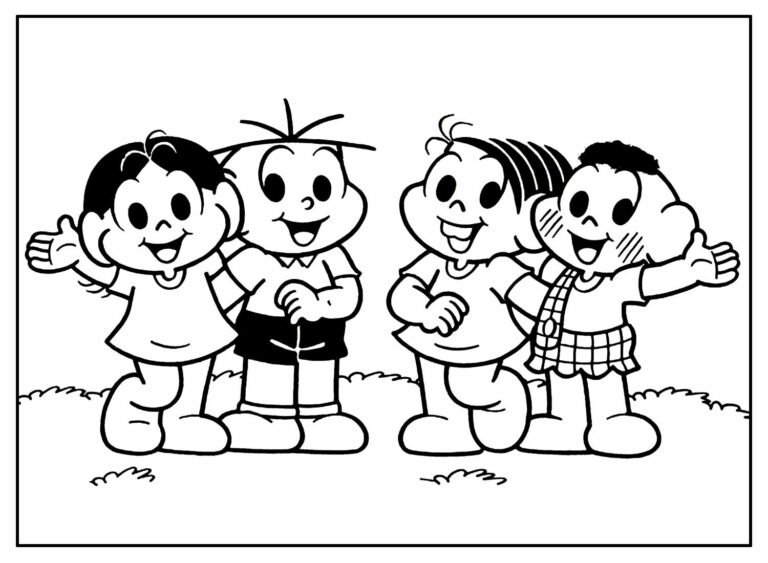 Desenhos do Cascão para colorir - Bora Colorir