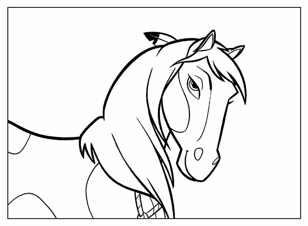 Desenho Cavalo para colorir