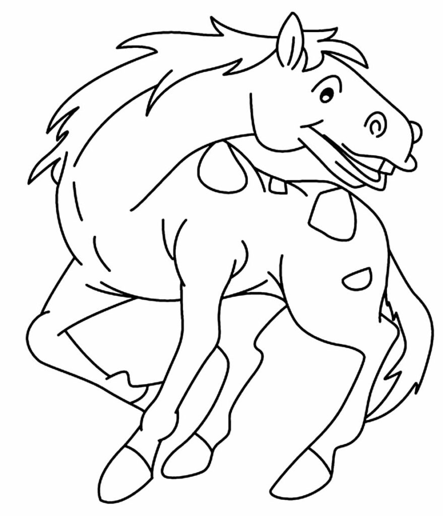 Desenho Cavalo para pintar