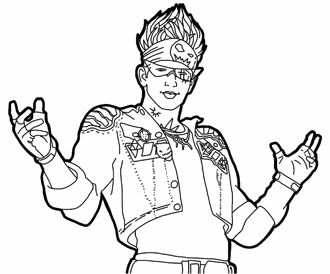 Desenhos de Free Fire para colorir - Bora Colorir