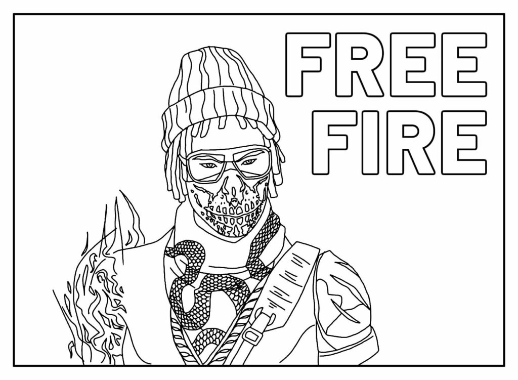 Desenhos do Free Fire para colorir - FFMANIA